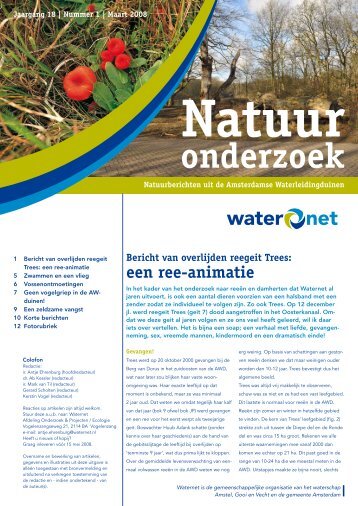 Natuuronderzoek 2008 01 - Waternet