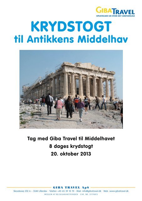 Se hele rejseprogrammet - GIBA Travel
