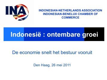 Indonesië : ontembare groei - Indonesian Netherlands Association