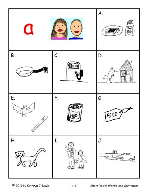 Short Vowel Words And Sentences a i o u e - Sound City Reading