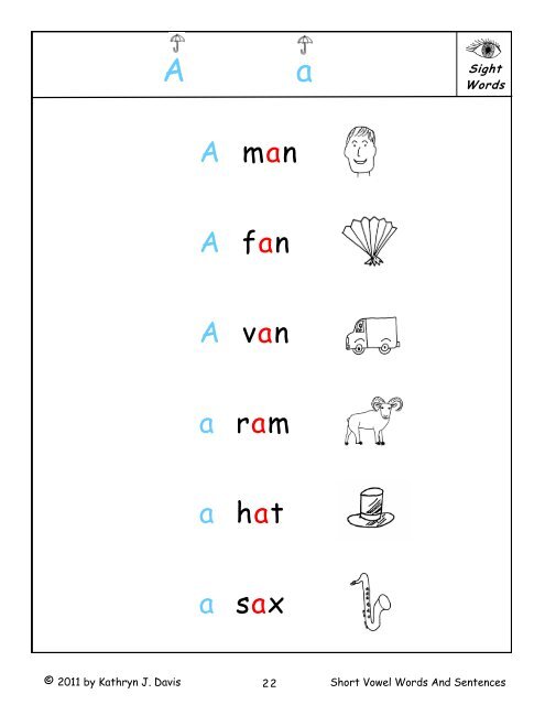 Short Vowel Words And Sentences a i o u e - Sound City Reading