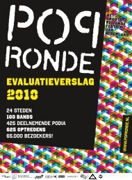 Evaluatieverslag - Popronde