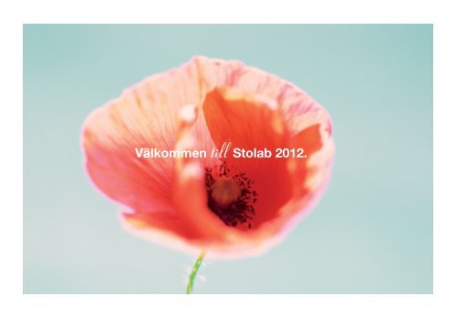 Nyheter 2012 - Stolab
