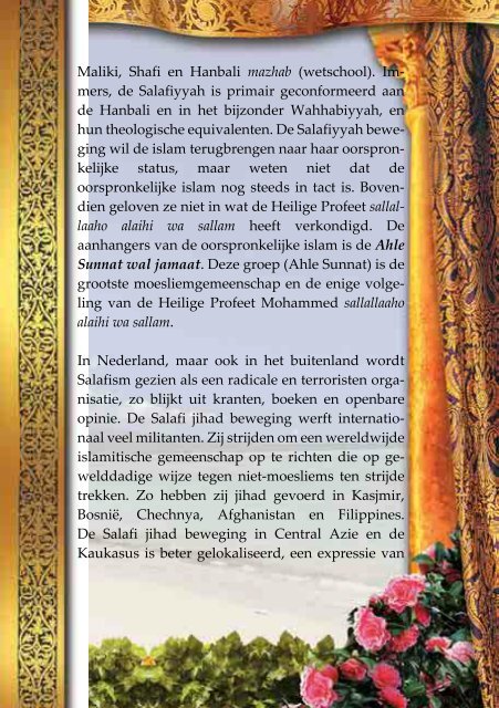021 Salafi en islam.pdf - Islamitische Wetenschap Ahle Sunnat