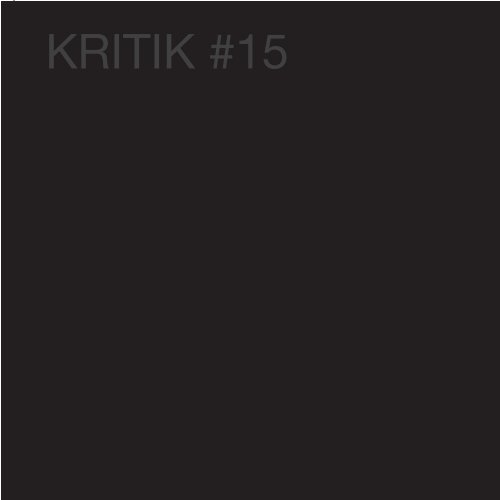 KRITIK #15 - Syntes förlag