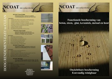 Download hier de complete NCOAT productfolder