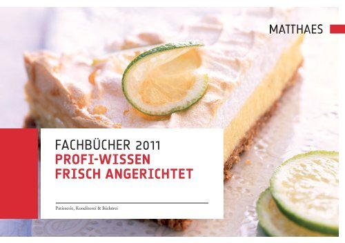 Fachbücher 2011 - Matthaes Verlag GmbH