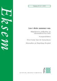 Eksem nr. 1, 2010 - Atopisk Eksem Forening