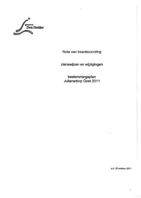Beantwoording zienswijzen Bsp Julianadorp Oost 2011..pdf