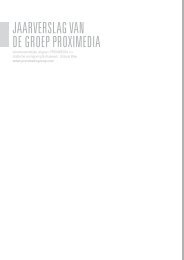 Jaarverslag 2010 - Proximedia Group