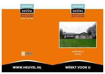 NEERSEWEG 62 HELDEN - Adriaan van den Heuvel makelaars en ...