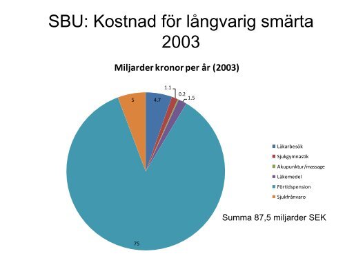 Metoder för behandling av långvarig smärta - Norsk smerteforening