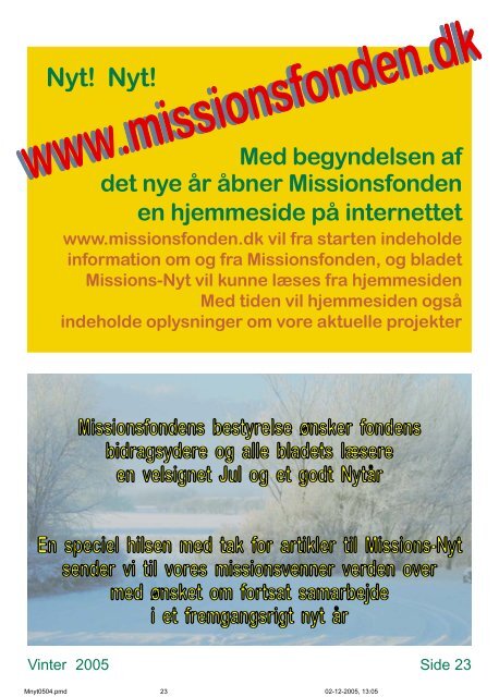 Missions-Nyt nr. 4 - Missionsfonden