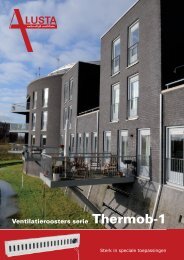 Ventilatieroosters serie Thermob-1 - Alusta