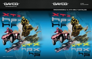 SNOWMOBILE & ATV BELT CATALOG