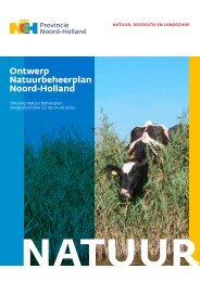Ontwerp Natuurbeheerplan Noord-Holland (GS 2010) - Provincie ...