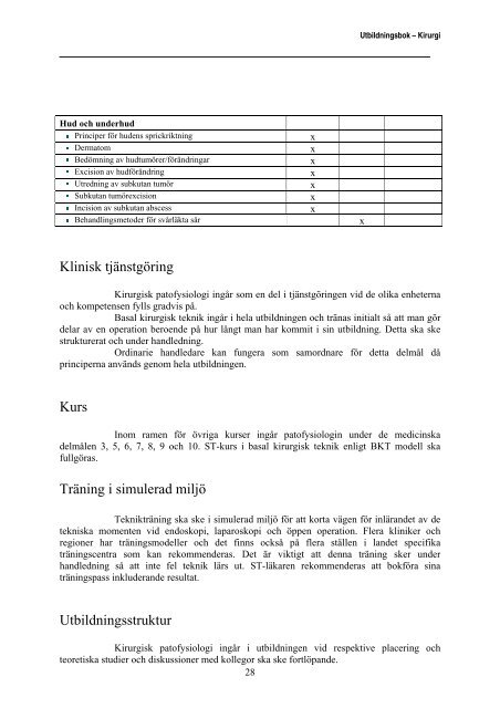 Utbildningsboken revision 120808.pdf - Svensk Kirurgisk Förening