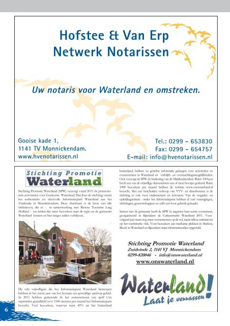 Risicowijzer Zaanstreek-Waterland - Gemeente Waterland