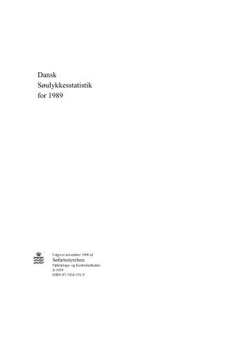 Dansk Søulykkesstatistik for 1989