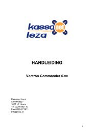 HANDLEIDING Vectron Commander 6.xx - Leza