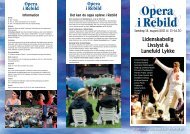 Opera iRebild Opera iRebild - Bella Sky Comwell Hotel