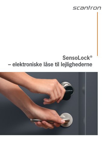 SensoLock® – elektroniske låse til lejlighederne - Scantron A/S