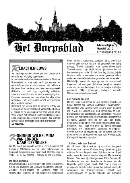 Dorpsblad maart 2010 - IJzendijke-online