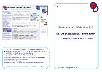 mellangärdesbråck, hiatushernia - Internetmedicin