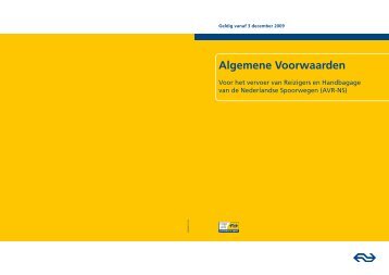 Algemene voorwaarden NS - ARAG