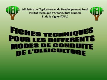 fiches techniques pour les differents modes de conduite de l ...