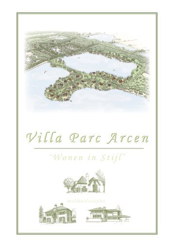 Beeldkwaliteitsplan - Villa Parc Arcen