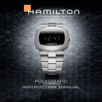 PULSOMATIC InSTrUCTIOn MAnUAL - Hamilton