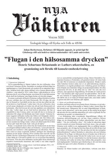 Nya Väktaren XIII - Kyrka och Folk