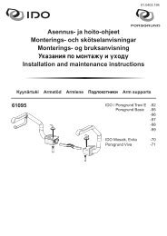 Asennus - Monterings- och skötselanvisningar Monterings- og ... - Ido