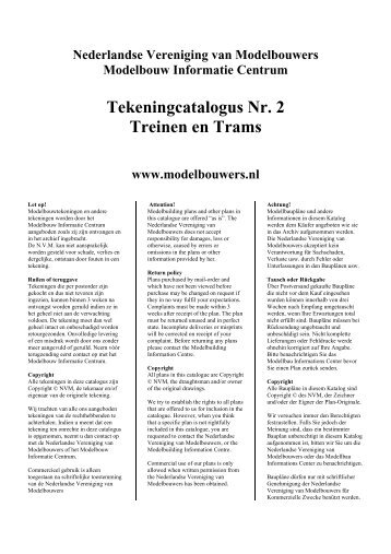 Catalogus treinen en trams - Nederlandse Vereniging van ...