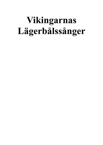 Vikingarnas Lägerbålssånger