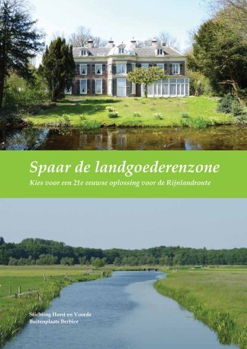 Horst en Voorde Brochure - Vereniging tot behoud van Oud, Groen ...