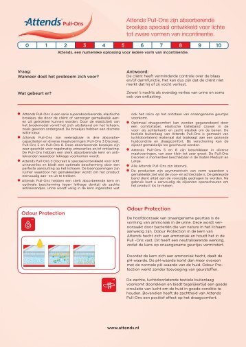 Attends Pull-Ons zijn absorberende broekjes speciaal ... - MultiPi