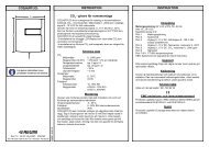 CO2(H)RT(-D) INSTRUKTION INSTRUKTION CO2 - givare ... - regin