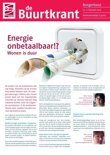 Energie onbetaalbaar!? - RISO-antwerpen