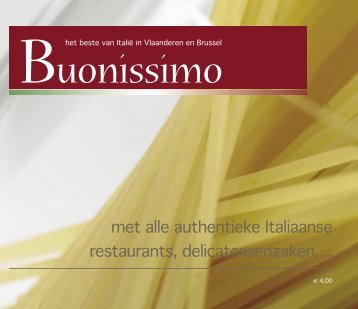 met alle authentieke Italiaanse restaurants ... - In-vorm!