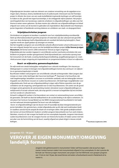 Erfgoededucatie - Vereniging van Nederlandse Gemeenten