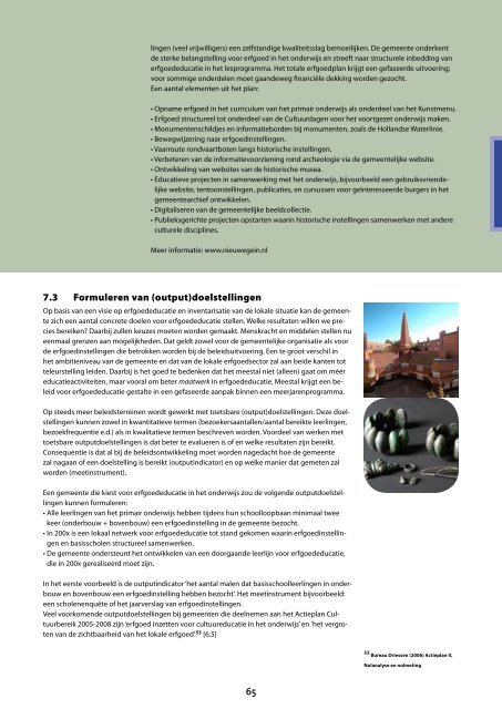 Erfgoededucatie - Vereniging van Nederlandse Gemeenten
