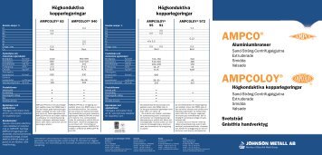 AMPCO® AMPCOLOY® - johnson-metall