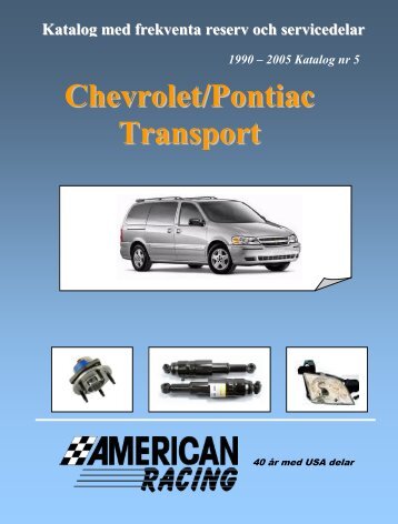 Chevrolet Transport No:5 - American Racing AB
