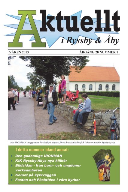 Våren 2013 - Ryssby-Åby församlingar