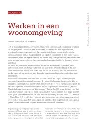 12 Werken in een woonomgeving - Pedagogischkader.nl