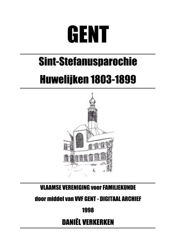 Sint-Stefanusparochie Huwelijken 1803-1899 - VVF Gent