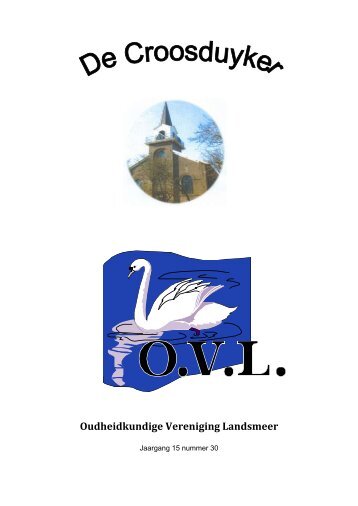 Nummer 30 - Oudheidkundige Vereniging Landsmeer
