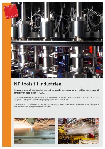 Download NTIitools brochure - NTI CADcenter